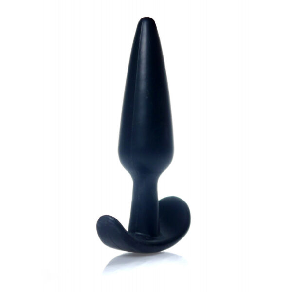 Boss Series Smooth Anal T-Plug TPE 12x2,8cm Negro - Imagen 2