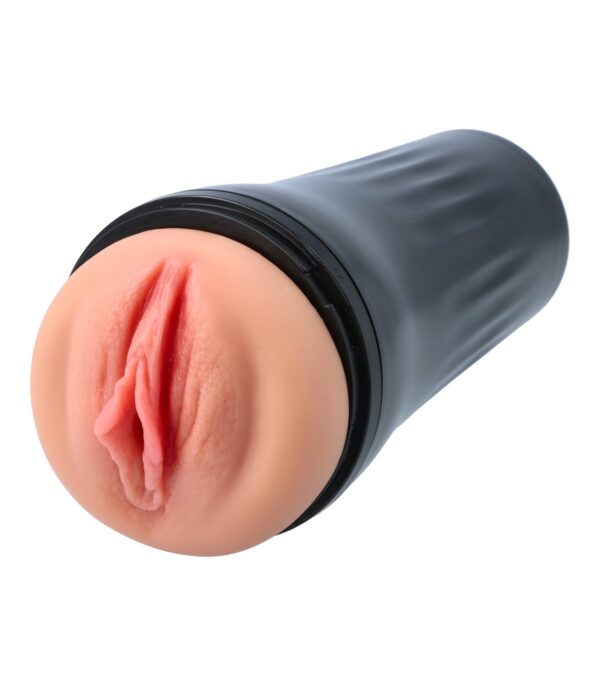 MASTURBADOR M2 VIBRADOR VAGINA USB FLESH VIRGITÉ NEGRO/CARNE     RF:VC34143 - Imagen 4