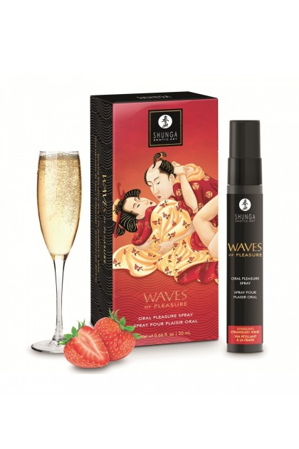 SHUNGA SPRAY WAVES OF PLEASURES - SPARKLING STRAWBERRY WINE 20 ML     RF: VC58030