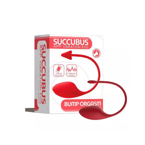 SUCCUBUS EGG VIBRADOR RECARGABLE CON APP ROJO    RF: VC30940